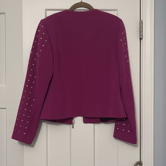 NYGARD women’s studded fuchsia jacket size: 8 - Picture 6 of 6